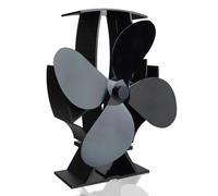 Arrows UK Mini ventilateur de poêle semi-chauffé SuperFast | Ventilateur de cheminée efficace alimenté par la chaleur pour poêles à bois et brûleurs à bûches - 25 % plus efficace, chaleur circulante à