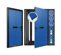 Arrowzoom 20 panneaux acoustiques en polyester 30 x 30 x 2 cm, bleu | Dalles auto-adhésives en polyester pour réduire l'écho et les réflexions dans les studios, bureaux et espaces gaming.