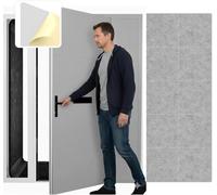 Arrowzoom 20 panneaux acoustiques en polyester 30 x 30 x 2 cm, gris | Dalles auto-adhésives en polyester pour réduire l'écho et les réflexions dans les studios, bureaux et espaces gaming.