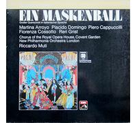 ARROYO, Martina / DOMINGO, Placido / CAPPUCCILLI, Piero / COSSOTTO, Fiorenza / NEW PHILHARMONIA ORCHESTRA LONDON / MUTI, Riccardo - Ein Maskenball (Großer Querschnitt in italienischer Sprache) (Quadro) / 1C 063-02 839 Q [Vinyl] ARROYO, Martina / DOMINGO, Placido / CAPPUCCILLI, Piero / COSSOTTO, Fiorenza / NEW PHILHARMONIA ORCHESTRA LONDON / MUTI, Riccardo and Verdi, Giuseppe (1813-190