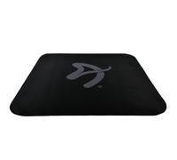 Arrozi Tapis de sol Zona Quattro en microfibre pour chaise de jeu, tapis de sol antidérapant pour amortissement du bruit, pour chaise de bureau (noir gris)