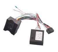 ARRPO Câble Adaptateur stéréo Adaptateur de câble de Faisceau de câbles stéréo for autoradio Android 16 Broches, for BMW, for E46, E87, E65, E66, E67 avec Quadlock(with Canbus)