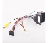 ARRPO Câble Adaptateur stéréo Adaptateur de câble Faisceau câbles stéréo for autoradio Android 16 Broches, for Citroën, C4, C5, DS6, Peugeot, 3008, 2008, 307, 408(Cables)
