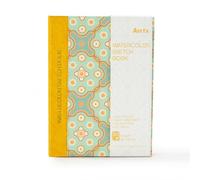 Arrtx Carnet de Croquis pour Aquarelle, 100% Coton Sans Acide 140lb/300 g/m² à Pression Chaude à Couverture Rigide, Journal de Croquis Aquarelle, 20 Feuilles 13,6 cm x 9,8 cm
