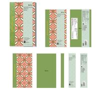 Arrtx Journal aquarelle, 7,28 x 4,13", 140 lb, 300 g/m², papier 100 % coton, presse à chaud, 24 feuilles, couverture rigide, carnet de croquis à l'aquarelle, pour une utilisation comme carnet de