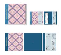 Arrtx Square Carnet de croquis en papier aquarelle 140 lb, 300 g/m², 100 % coton, presse à froid, 24 feuilles, couverture rigide, pour une utilisation comme carnet de voyage pour artistes, adultes