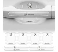 ARRYEDCN 8 pièces protecteurs de poignée de Porte de Voiture, pour Peugeot 208 308 408 508 2008 4008 5008 GT GTLine RCZ Rifter Protect Rayure imperméable Protection Peinture Voiture