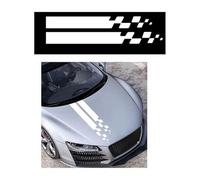 ARRYEDCN Autocollant De Bande Capot Voiture, pour Peugeot 2008 3008 5008 308 508 4008 408 301 108 Toit Capot Pare-Chocs Stripe Decal Sticker, Modifié Decal Décoration,A
