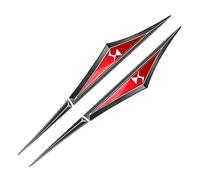 ARRYEDCN Emblème Badge Autocollants, pour Citroen DS DS7 DS4 DS6 De Voiture Tronc emblème Body Badge Décoration Auto Modification Accessoires Emblème Autocollant,A