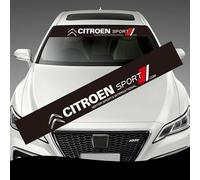 ARRYEDCN Voiture Pare-Brise Avant Autocollant, pour Citroen C1 C2 C3 C4 C5 Elysee-Accessoires Autocollant de Fenêtre Voiture Bande Pare-Soleil pour Pare-Brise de Voiture