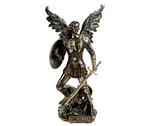 Ars-Bavaria Cultures du monde Figurine chrétienne "Archange Michael" avec épée et bouclier