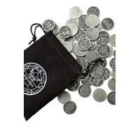 Ars Goetia Lot complet de 72 pièces en métal avec 72 sceaux démons goétiques de la petite clé de Salomon