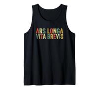 Ars Longa Vita Brevis Artiste Drôle Art Latin Phrase Artistes Débardeur