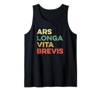Ars Longa Vita Brevis Drôle Artiste Art Latin Phrase Théâtre Débardeur