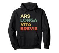 Ars Longa Vita Brevis Drôle Artiste Art Latin Phrase Théâtre Sweat à Capuche