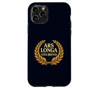 Ars Longa Vita Brevis Philosophie Latine Laurel Coque pour iPhone 11 Pro
