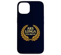 Ars Longa Vita Brevis Philosophie Latine Laurel Coque pour iPhone 13