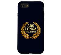 Ars Longa Vita Brevis Philosophie Latine Laurel Coque pour iPhone SE (2020) / 7/8