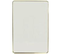 Ars Longa Zen miroir 60x90 cm rectangulaire doré ZEN6090-ZS
