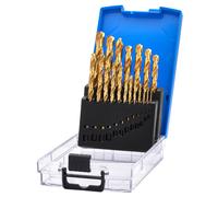 Ars Titane Nitride Foret Revêtu Set 19 Pièce Pour Acier Bois Plastique 08885