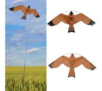 ARSBORUI Cerf-Volant Anti-Oiseaux, Effaroucheur À Oiseaux, Effaroucheur Pigeons, Cerf Volant Effaroucheur Oiseaux Bird Scarer Kite, Protection de la Ferme Et Jardin, Respectueux des Animaux