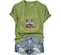 « Arsch geben, es ist das American Way » T-shirt d'été pour femme, vert, S