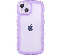 Arseaiy pour iPhone 6S Plus & 6 Plus Coque de Protection avec Motif Vague Mignonne en TPU Souple et Silicone, Étui Téléphone Antichoc pour Femmes et Filles 5,5" Violet