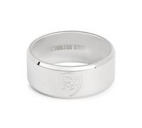 Arsenal Bague en acier inoxydable avec blason sous licence officielle - Cadeau unisexe pour homme