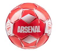 Arsenal F.C. Ballon de Foot Taille 3, 4 ou 5, Ballon Officiel du Club, Idée Cadeau pour Fan de Foot (Rouge, Taille 3)