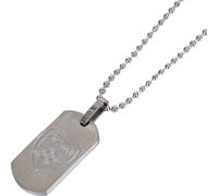 Arsenal FC - Badge et chaîne, Matt TA12052 (taille unique) (Argent)