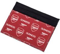 Arsenal FC - "Gunners" Porte-cartes blason BS4707 (10 cm x 8 cm) (Rouge/Blanc)