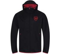 Arsenal FC officiel - Coupe-vent/Imperméable thème football - homme - noir/capuche à visière - Medium