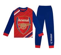 Arsenal FC Officiel - Pyjama Long thème Football - garçon - imprimé Effet Sublimation - Rouge/Bleu Marine - 13-14 Ans