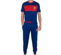 Arsenal FC Officiel - Pyjama Long thème Football - Homme - Bleu Marine/Rouge - M