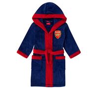 Arsenal FC officiel - Robe de chambre à capuche thème football - polaire - garçon - bleu - 7-8 ans