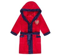 Arsenal FC officiel - Robe de chambre à capuche thème football - polaire - garçon - rouge - 13-14 ans