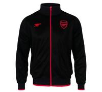 Arsenal FC officiel - Veste de survêtement de football - homme - style rétro - Noir - XXL