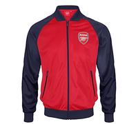 Arsenal FC officiel - Veste de survêtement de football - homme - style rétro - Rouge - XXL