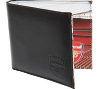 Arsenal FC Porte-monnaie en cuir pour homme avec motif Stade SG537 (taille unique) (Noir)