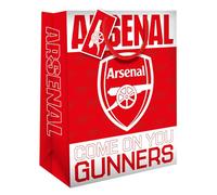 Arsenal FC Sac cadeau d'anniversaire Motif football Taille M