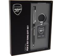 Arsenal FC - Set stylo et porte-clés TA4945 (taille unique) (noir/argent)