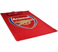Arsenal FC Tapis Officiel de Football , Tapis BS202 (Taille unique) (Rouge / Or)