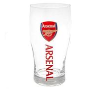 ARSENAL FC crête et logo pinte verre officiel