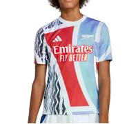 adidas Arsenal 24/25 T-Shirt en Jersey pour Enfant, BETSCA/Blanc/Noir/CLAQUA, 9-10 Years
