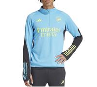 Arsenal Sweat 1/2 zip Bleu Homme Adidas Tiro 24 L