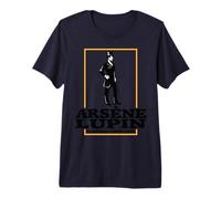 Arsène Lupin Gentleman Cambrioleur Voleur Détective Héros T-Shirt Haut de Gamme