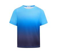 Arshiner Chemise à Manches Longues pour garçon, col Rond, Couleur Unie, Hauts à Manches Longues Garçon Basique, avec Poche Poitrine, pour l'automne et l'hiver, de 5 à 12 Ans