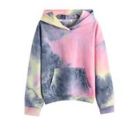 Arshiner Fille Sweats à Capuche Batik Enfant Hoodie Manches Longues Mode Décontractée Automne Hiver Capuche Sweatshirt pour Filles 13-14 Ans