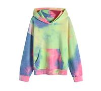 Arshiner Fille Sweats à Capuche Batik Enfant Hoodie Manches Longues Mode Décontractée Automne Hiver Capuche Sweatshirt pour Filles 7-8 Ans