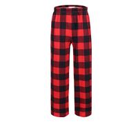 Arshiner Pantalon de Pyjama Long à Carreaux pour Enfants - Taille Élastique, Confort, Loisirs, 2 Poches - pour Garçons et Filles 14-15 Ans